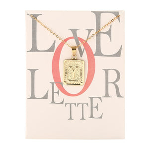 Card Fashion Brand Series 26 English Letters Alphabet Pendant Necklace For Women Men Jewelry Wholesale