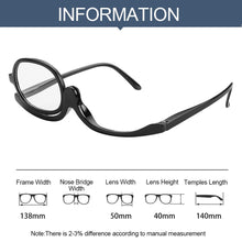 Load image into Gallery viewer, Care Unilateral Middle-aged and Elderly Single Frame Presbyopia Eyeglasses Folding Reading Glasses Makeup Glasses