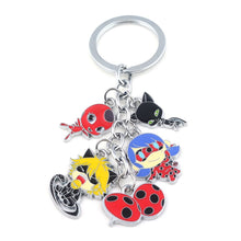 Carica l&#39;immagine nel visualizzatore di Gallery, Cartoon Miraculous Ladybug Lover Collane Cat Noir Pendenti Cuore Best Friends Lettera Logo per donne uomini amici Gioielli regalo 