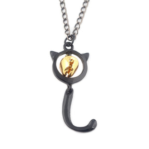 Cartoon Miraculous Ladybug Lover Necklaces Cat Noir Pendants Heart Best Friends Letter Logo for women men friends Gift jewelry