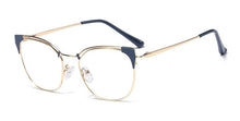 Load image into Gallery viewer, Cat Ear Simple Metal Glasses Frames Men Women Optical  Computer Glasses 45892