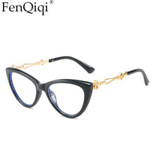 Load image into Gallery viewer, Cat Eye Amber Blue Light Blocking Glasses Summer  Designer Glasses UV400 Prescription Glasses Oculos De Grau Feminino