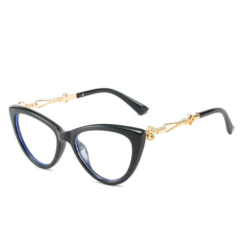 Cat Eye Amber Blue Light Blocking Glasses Summer  Designer Glasses UV400 Prescription Glasses Oculos De Grau Feminino