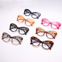 Load image into Gallery viewer, Cat Eye Anti Blue Glasses Women Vintage Blue Light Blocking Eyeglasses Ladies Computer Glasses Leopard Eyewear  Optical Frames