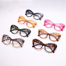 Load image into Gallery viewer, Cat Eye Anti Blue Glasses Women Vintage Blue Light Blocking Eyeglasses Ladies Computer Glasses Leopard Eyewear  Optical Frames