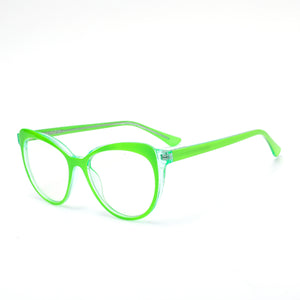 Cat Eye Anti-Blue Light Blocking Glasses TR90 Optical Frame Glass Clear Lens Prescription Myopia Computer Glass Eyeglasses