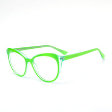 Load image into Gallery viewer, Cat Eye Anti-Blue Light Blocking Glasses TR90 Optical Frame Glass Clear Lens Prescription Myopia Computer Glass Eyeglasses