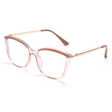 Load image into Gallery viewer, Cat Eye Anti Blue Light Blocking Optical Eyebrow Glasses Frames Men Women TR90 Spring Leg Computer Eyeglasses Shades