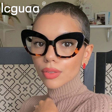 Cat Eye Anti Blue Light Blocking Optical Frame Women Men Computer Glasses Reading Prescription Spectacle Frames Glasses Women