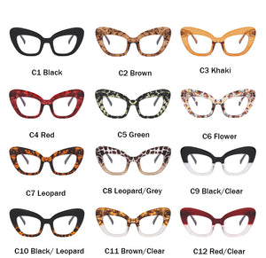 Cat Eye Anti Blue Light Blocking Optical Frame Women Men Computer Glasses Reading Prescription Spectacle Frames Glasses Women