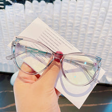 Load image into Gallery viewer, Cat Eye Anti Blue Light Glasses Blocking Filter Computer Glasses Men Women Super Light Frame Eyeglasses Pink Clear Spectacles