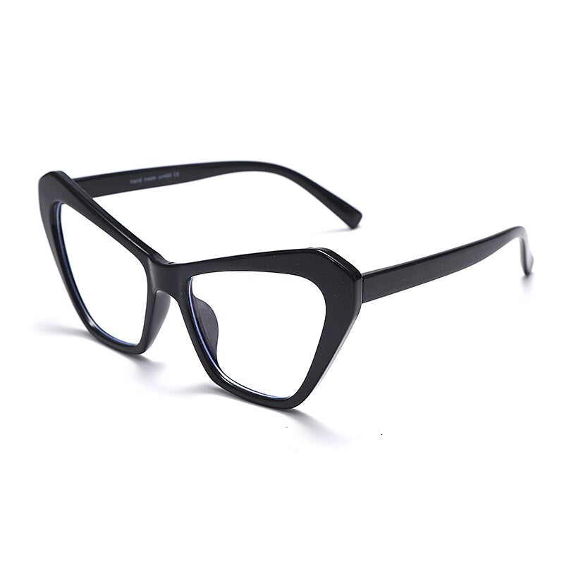 Cat Eye Anti Blue Light Optical Glasses For Women Men Yellow Green Frame Clear Lens Eyeglasses Unisex Eyewear Oculos