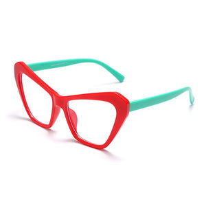 Cat Eye Anti Blue Light Optical Glasses For Women Men Yellow Green Frame Clear Lens Eyeglasses Unisex Eyewear Oculos