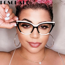 Load image into Gallery viewer, Cat Eye Anti-blue Light Blocking Glasses Optical Glasses Women Men Clear Eyeglasses Frame Transparent Lens Spectacle Unisex