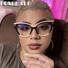 Load image into Gallery viewer, Cat Eye Anti-blue Light Blocking Glasses Optical Glasses Women Men Clear Eyeglasses Frame Transparent Lens Spectacle Unisex