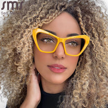 Load image into Gallery viewer, Cat Eye Blue Light Blocking Glasses Women Men Clear Glasses Optical Eyeglasses Frame Transparent Lens Spectacle Frame Unisex
