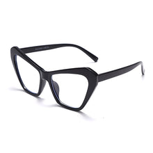 Carica l&#39;immagine nel visualizzatore di Gallery, Cat Eye Blue Light Blocking Glasses Women Men Clear Glasses Optical Eyeglasses Frame Transparent Lens Spectacle Frame Unisex