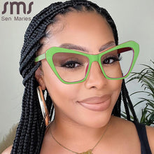 Load image into Gallery viewer, Cat Eye Blue Light Blocking Glasses Women Men Clear Glasses Optical Eyeglasses Frame Transparent Lens Spectacle Frame Unisex