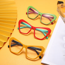 Carica l&#39;immagine nel visualizzatore di Gallery, Cat Eye Blue Light Blocking Glasses Women Men Clear Glasses Optical Eyeglasses Frame Transparent Lens Spectacle Frame Unisex