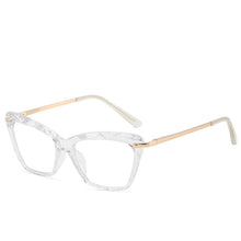 Carica l'immagine nel visualizzatore di Gallery, Occhiali Cat Eye a luce blu Designer di marca Uv400 2023 Occhiali a luce blu per donna Occhiali da vista per donna
