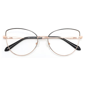 Cat Eye Clear Women's Round Glasses Frame For Myopia Reading Prescription Glasses Vintage Gaming Eyeglasses Female Fake Eyewear