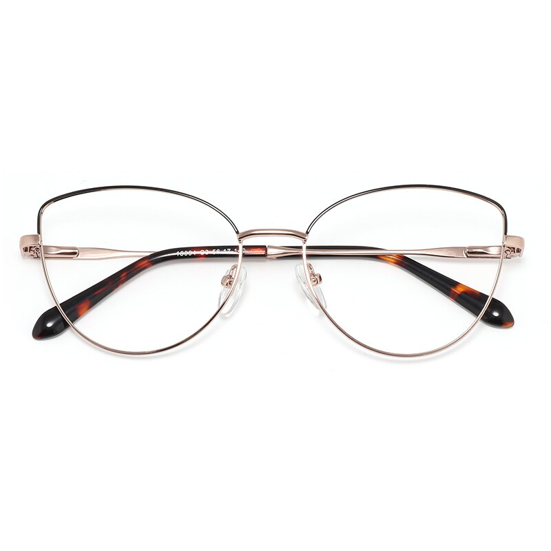Cat Eye Clear Women's Round Glasses Frame For Myopia Reading Prescription Glasses Vintage Gaming Eyeglasses Female Fake Eyewear
