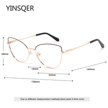 Load image into Gallery viewer, Cat Eye Clear Women&#39;s Round Glasses Frame For Myopia Reading Prescription Glasses Vintage Gaming Eyeglasses Female Fake Eyewear