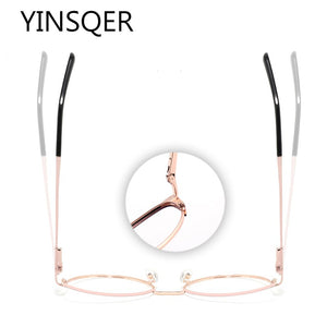 Cat Eye Clear Women's Round Glasses Frame For Myopia Reading Prescription Glasses Vintage Gaming Eyeglasses Female Fake Eyewear