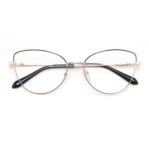 Cat Eye Clear Women's Round Glasses Frame For Myopia Reading Prescription Glasses Vintage Gaming Eyeglasses Female Fake Eyewear