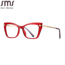 Carica l&#39;immagine nel visualizzatore di Gallery, Cat Eye Computer Glasses Women Eyewear Eyeglasses Men Anti Blue Light Optical Frames Clear Lens Glasses Spectacle Frames