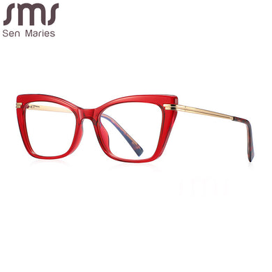Cat Eye Computer Glasses Women Eyewear Eyeglasses Men Anti Blue Light Optical Frames Clear Lens Glasses Spectacle Frames