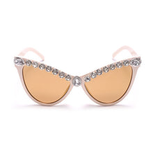 Load image into Gallery viewer, Cat Eye Diamond Sunglasses Women 2023 Female  Sunglasses Women Brand Designer Eyewear Men Big Vintage Shades Glasses UV400