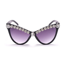 Load image into Gallery viewer, Cat Eye Diamond Sunglasses Women 2023 Female  Sunglasses Women Brand Designer Eyewear Men Big Vintage Shades Glasses UV400