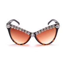 Load image into Gallery viewer, Cat Eye Diamond Sunglasses Women 2023 Female  Sunglasses Women Brand Designer Eyewear Men Big Vintage Shades Glasses UV400