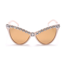 Load image into Gallery viewer, Cat Eye Diamond Sunglasses Women 2023 Female  Sunglasses Women Brand Designer Eyewear Men Big Vintage Shades Glasses UV400