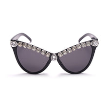 Load image into Gallery viewer, Cat Eye Diamond Sunglasses Women 2023 Female  Sunglasses Women Brand Designer Eyewear Men Big Vintage Shades Glasses UV400