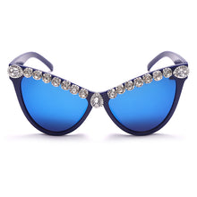 Load image into Gallery viewer, Cat Eye Diamond Sunglasses Women 2023 Female  Sunglasses Women Brand Designer Eyewear Men Big Vintage Shades Glasses UV400