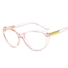 Load image into Gallery viewer, Cat Eye Eyeglasses Women Frame Men Optical Glasses Frame Retro Eyeglasses Computer Glasses Transparent glasses