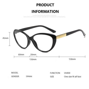 Cat Eye Eyeglasses Women Frame Men Optical Glasses Frame Retro Eyeglasses Computer Glasses Transparent glasses