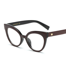 Load image into Gallery viewer, Cat Eye Eyeglasses Frames Prescription Vintage Optical Glasses Frame Women Men Transparent Clear Len Eyewear