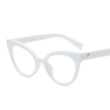 Carica l&#39;immagine nel visualizzatore di Gallery, Cat Eye Eyeglasses Frames Prescription Vintage Optical Glasses Frame Women Men Transparent Clear Len Eyewear