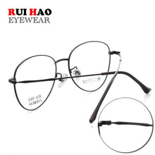 Carica l'immagine nel visualizzatore di Gallery, Cat Eye Eyeglasses Women Retro Optical Glasses Men Super Light Titanium Alloy Eyeglasses Spectacles 7756