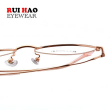 Carica l'immagine nel visualizzatore di Gallery, Cat Eye Eyeglasses Women Retro Optical Glasses Men Super Light Titanium Alloy Eyeglasses Spectacles 7756