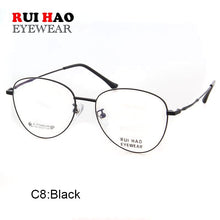 Carica l'immagine nel visualizzatore di Gallery, Cat Eye Eyeglasses Women Retro Optical Glasses Men Super Light Titanium Alloy Eyeglasses Spectacles 7756