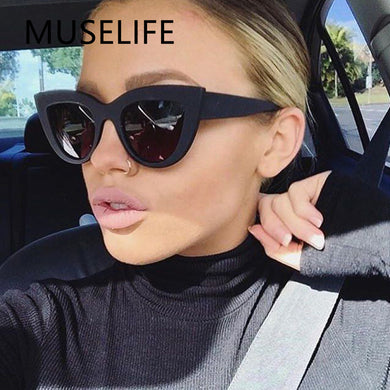 Cat Eye Sunglasses Women Vintage  Brand Designer Black Glasses Sun Glasses For female UV400 Eyewear Shades