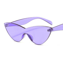 Carica l'immagine nel visualizzatore di Gallery, Occhiali da sole Cat Eye Donna Vintage Specchio in plastica Occhiali da sole rossi Vintage Donna Oculos De Sol Feminino UV400 