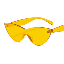 Carica l'immagine nel visualizzatore di Gallery, Occhiali da sole Cat Eye Donna Vintage Specchio in plastica Occhiali da sole rossi Vintage Donna Oculos De Sol Feminino UV400 