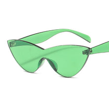 Carica l'immagine nel visualizzatore di Gallery, Occhiali da sole Cat Eye Donna Vintage Specchio in plastica Occhiali da sole rossi Vintage Donna Oculos De Sol Feminino UV400 