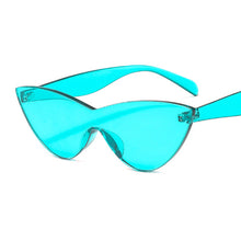 Carica l'immagine nel visualizzatore di Gallery, Occhiali da sole Cat Eye Donna Vintage Specchio in plastica Occhiali da sole rossi Vintage Donna Oculos De Sol Feminino UV400 