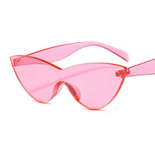 Carica l'immagine nel visualizzatore di Gallery, Occhiali da sole Cat Eye Donna Vintage Specchio in plastica Occhiali da sole rossi Vintage Donna Oculos De Sol Feminino UV400 
